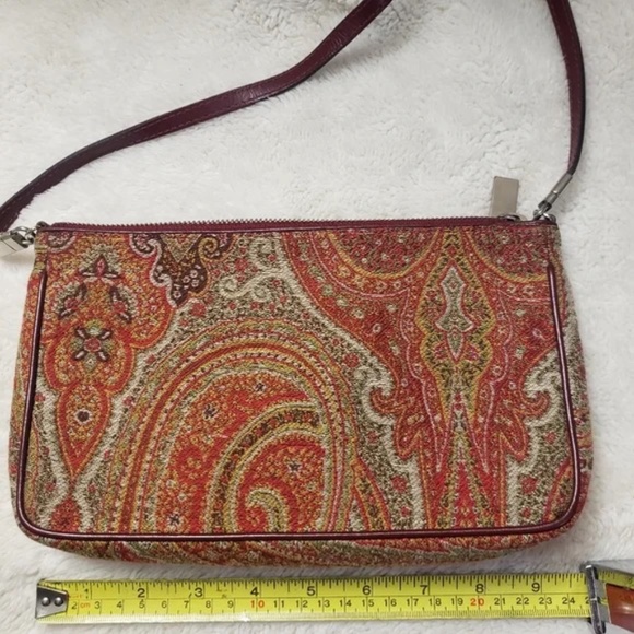 ETRO Paisley Jacquard  Pochette  Bag – Iconic Italian Luxury - Picture 7 of 10